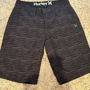Hurley Dark Gray Patterned Shorts